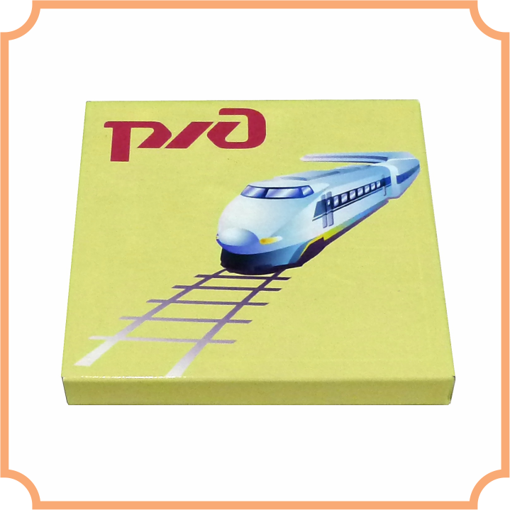 шоколад в коробке с логотипом