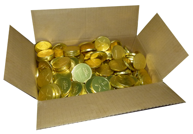 шоколадные монеты с логотипом